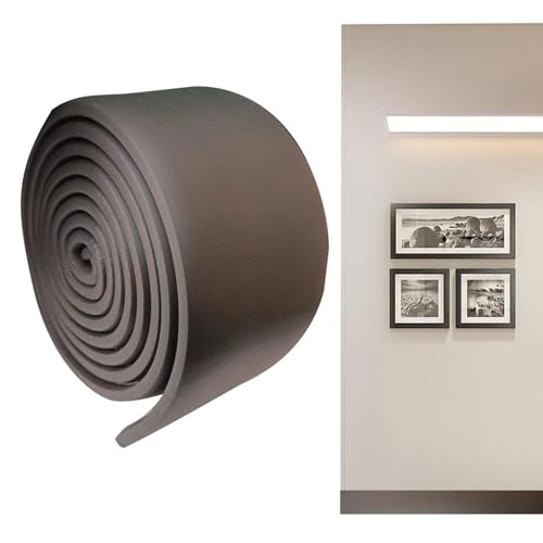 Trimage de moldeo de zócalo | Tira decorativa impermeable TRIMINE PAREDES FLEXBLE | Corte de esquina interior de corte, ajuste de moldura autoadhesiva para techo, puerta del gabinete, marco