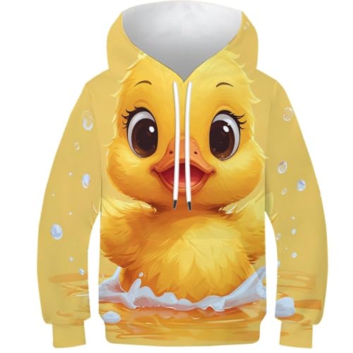 Hoodie garçons imprimé 3D pour un look amusant et confortable