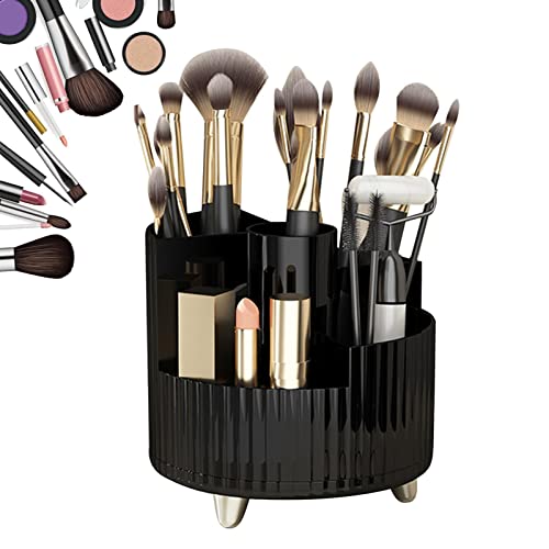 Support pour pinceaux de maquillage, rotation à 360°, récipient de – vue 6