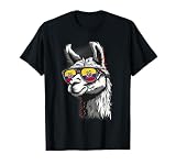 Ecuadorian Flag Ecuadorian Roots Ecuador Llama Sunglasses T-Shirt