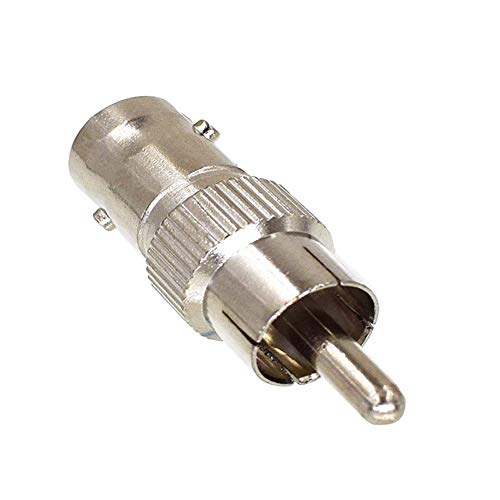 BNC Female to RCA Male Adaptor for CCTV Security Camera (20pcs)
