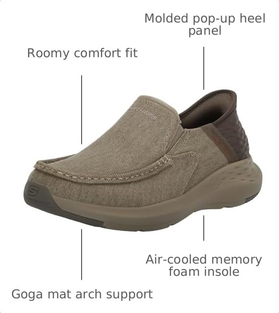 Image of Skechers Men's USA Parson - Dewitt Twin Gore Moc Toe Slip-Ins