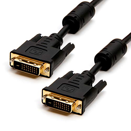 dvi extension 3 feet - Cmple – DVI to DVI Cable Dual Link Gold Plated - (DVI Dual Link Cable/DVI D Cable) for Laptop, Projector, HDTV - 3 Feet