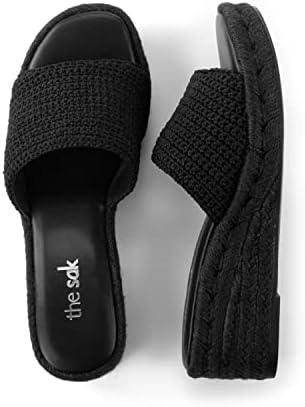 The SAK Women's Brynna Espadrille Wedge Mule, Black, 11 | Image 3