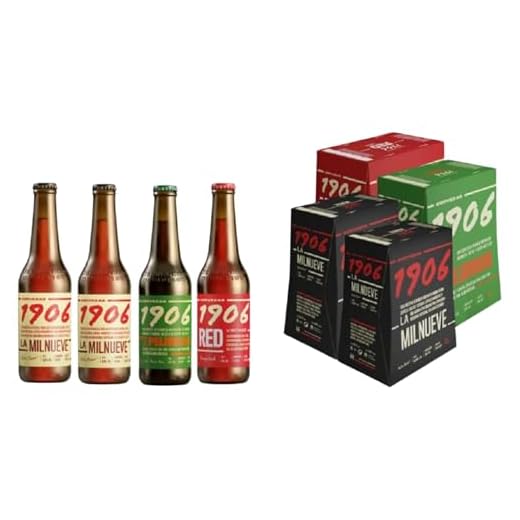 1906 Familia Cervezas - Pack Combinado de 24 Botellas x 33 cl, 2 Pack de 1906 Reserva Especial, 1 Pack de 1906 Red Vintage, 1 Pack de 1906 Galician Irish Red