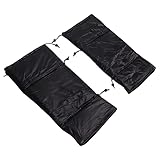 Rodilleras Cálidas de Nailon, Protectores de Rodilla a Prueba de Viento para Piernas, Ciclismo, Patinaje, 2 uds.