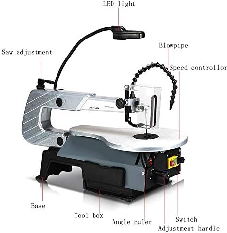 1600 rpm Variable Speed Scroll Saw 