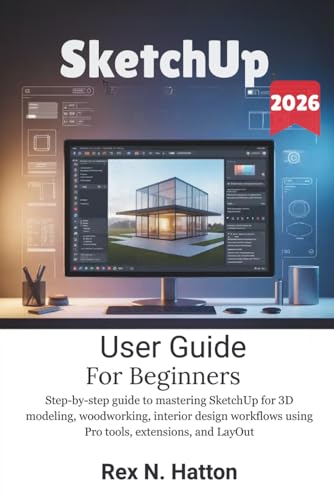 SketchUp User Guide 2026 For Beginners: Step-by-step guide to mastering