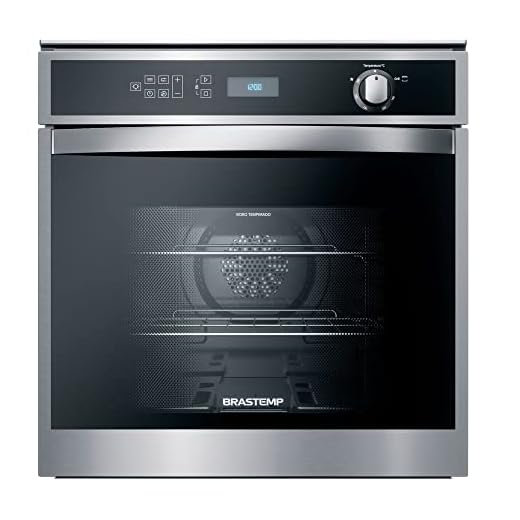 Forno de Embutir a Gás Brastemp 78 Litros Cor Inox com Convecção e Termômetro Meat Control - BOH84AR 220V