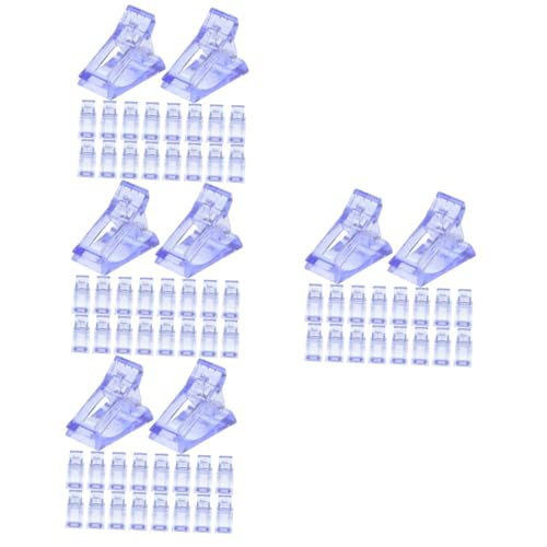 Clips fixation pour faux ongles pour éviter les bulles de colle