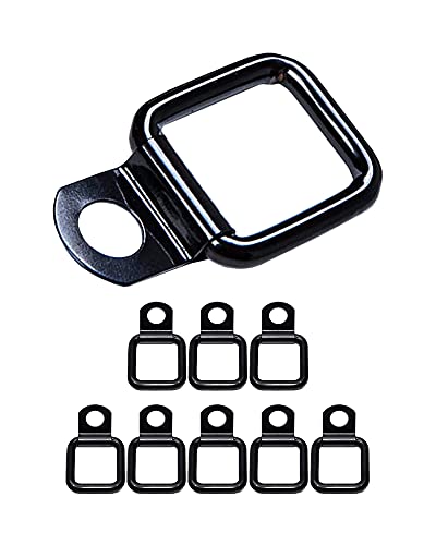 Image of GPCA Tie Down D Ring Set for Ford Bronco Accessories | Easy-to-Install Truck Tie Downs, Compatible w / Cargo Cover Mounts, Heavy-Duty for Pickups, Trailer, Camper, Boats (8PC)