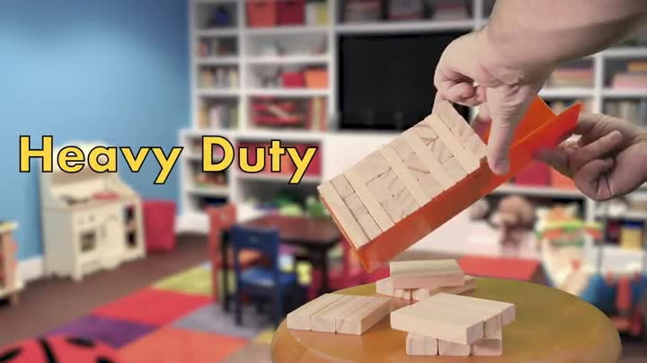 Amazon.com: Hogar Wood Block Tower Stacking Tray Game Accessory