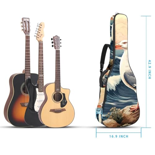 JRHEJTFZ Housse pour guitare acoustique de 1,9 cm d’épaisseur – Imperméable – Durable et élégant – Motif ours blanc, Multicolore 5., 42.9×16.9×4.7 in, Motif imprimé tendance - Les Beatles, Paul McCartney, John Lennon, RIngo Starr, George Harrison JRHEJTFZ Housse pour guitare acoustique de 1,9 cm d'épaisseur - Imperméable - Durable et élégant - Motif ours blanc, Multicolore 5., 42.9x16.9x4.7 in, Motif imprimé tendance – Image 6