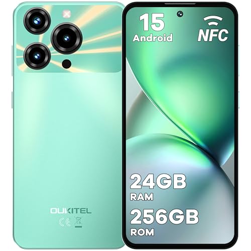 Amazon | OUKITEL C69 Android 15 SIMフリー スマホ 本体 24GB RAM+