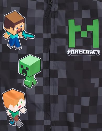 Minecraft Varsity Bomber Jacket Little Kid to Big Kid Sizes (6-18-20)4