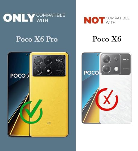 Image of Jkobi Back Cover Case for Poco X6 Pro 5G (Hard Anti Yellow Clear Case | Drop & Camera Protection | Shockproof Polycarbonate)
