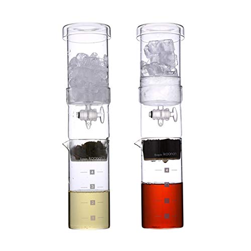 400ml Double Layer Cold Brew Coffee Carafe Dutch Coffee Maker Ice Cold Drip Dripper Coffee Iced Maker