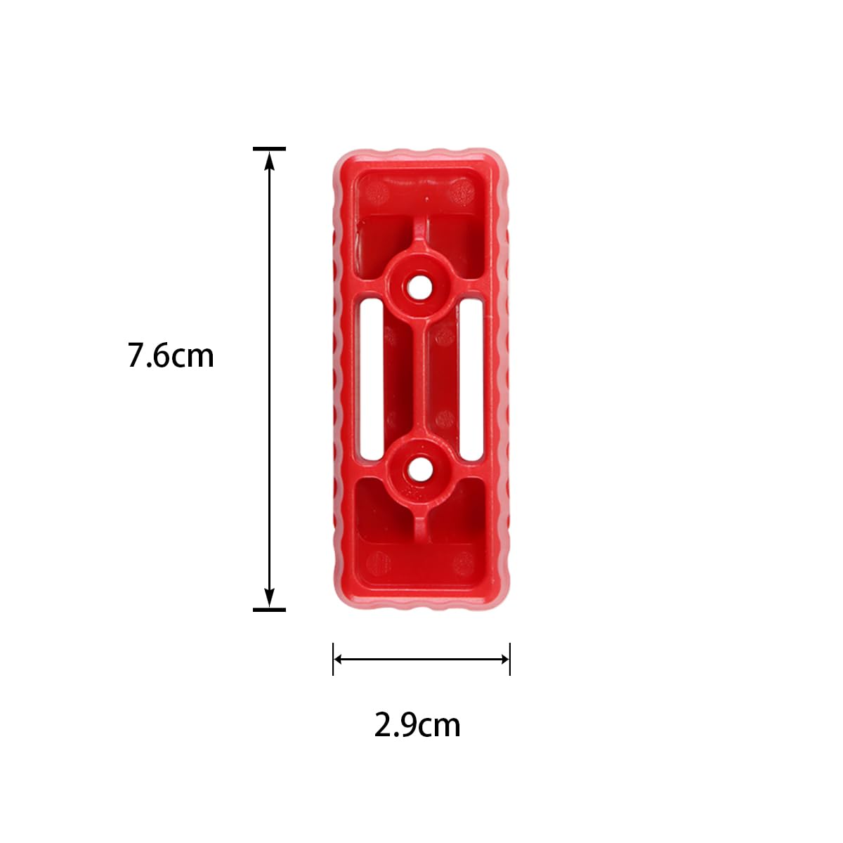 Pieds de fixation (rouges) - Fixation robuste pour boîte à outils - Assemblage sûr et stable - Compatible avec le système Packout - Lot de 10