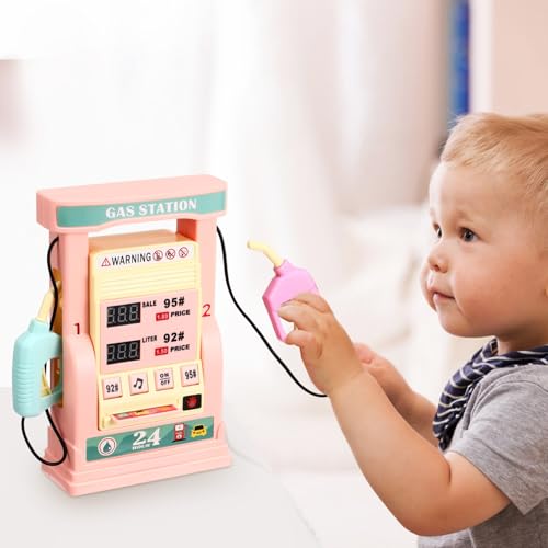 Interactive Gas Station Toy Set for Kids - Simulation Gas Pump with Talking Feature Educational Playset for Role-Playing and Imaginative Fun4