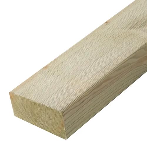 4x2 (100 x 47mm) Treated Timber Wood Outdoor Wood Battens Garden Trellis Fence Fencing Roof Roofing Tile 4" x 2" 4"x2" (1, 60cm)
