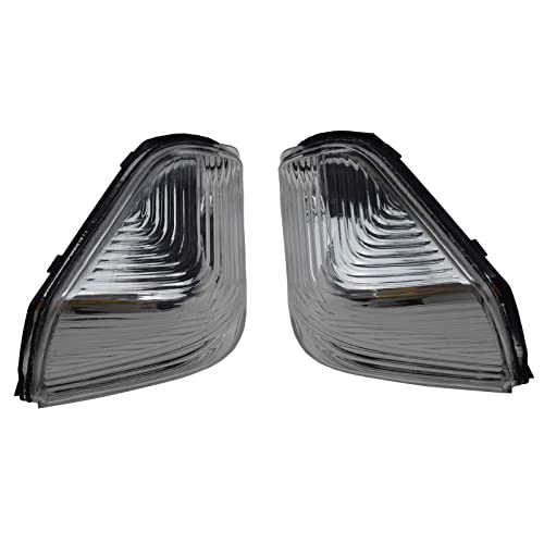 New 2pcs Left Right Side Mirror Signal Light Lamp Lens for 2007-2014 Mercedes Freightliner Sprinter Van A0018228920 A0018229020 68009981AA 68009983AA