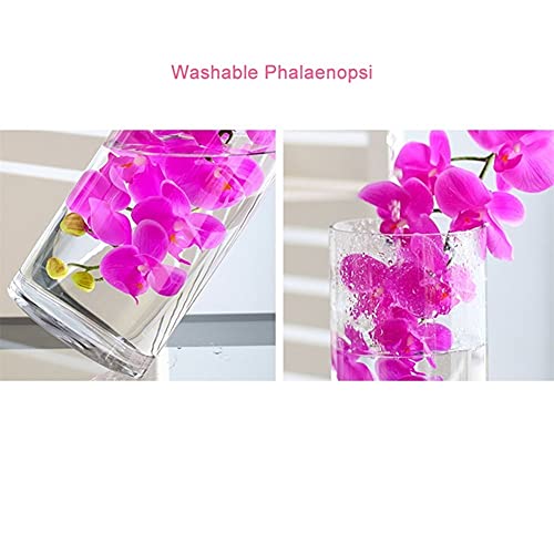 Orquídea artificial para salones oscuros que marchitan plantas naturales 4