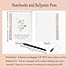 ARPTCN Bible Notebooks for Note Taking & Ballpoint Pen 2pc - Christian Notebook Journals for Women,His Mercies are New Every Morning Lamentations 3:23 A5 Spiral Notebook,Christian Gifts for Women