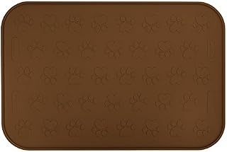 SmithBuilt 19" x 12" Dog Food Mat - Waterproof Non-Slip FDA-Grade Silicone Cat