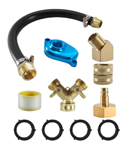 Kit chasse refroidisseur d'huile Ford 6L adaptateur aluminium port T bloc moteur 2003-2010