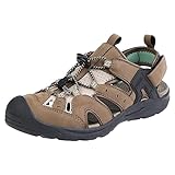 Northside Women's Burke 3.0 Sport Sandal, Dark Brown/Sage-895, 7