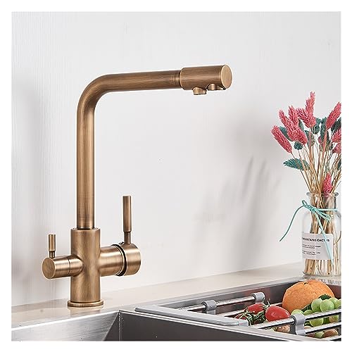 Robinet d'eau pure or pour cuisine à rotation 360 de haute précision