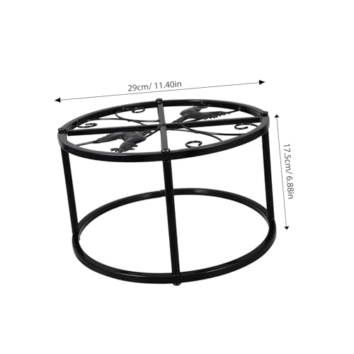 Support métal pour nourrisseur et abreuvoir de poules robuste - 2