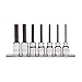 PROTO J4900-7C Socket Bit Set, 3/8 in. Dr, 7 Piece, Hex
