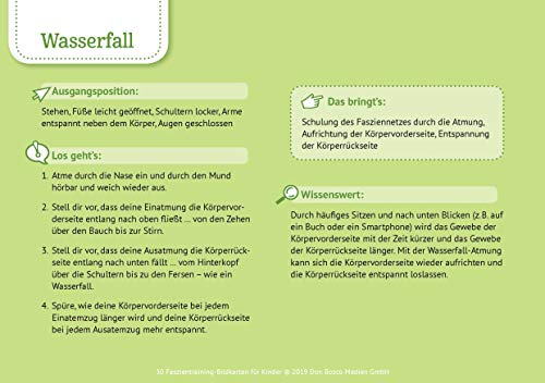 30 Faszientraining-Bildkarten für Kinder: Übungen für Beweglichkeit und Stabilität. Gute Körperwahrnehmung durch die Stärkung des Bindegewebes. Für ... und innere Balance. 30 Ideen auf Bildkarten)