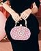 SH Pink Clutch Purses for Women Rhinestone Evening Clutch Sparkling Evening Bags for Women Formal Small Handbags Wedding Party Cocktail Prom Purse
