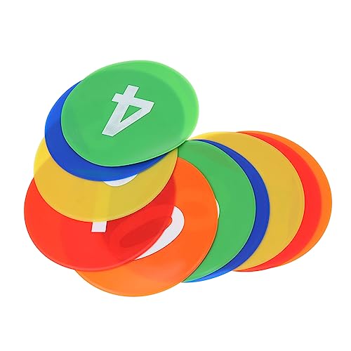 LIOOBO Football Training Signs Kit Soccer Training Discs 1 Set of Markers Easy to Set up Boundary Lines Enhance Player Velocity and Flexibility