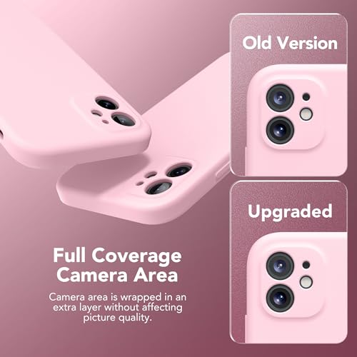 Image of Magnetic for iPhone 11 Phone Case Silicone, Compatible with MagSafe, [Full Camera Protection][Screen Protector] Slim Shockproof Protective Case for iPhone 11 6.1 inch, Chalk Pink