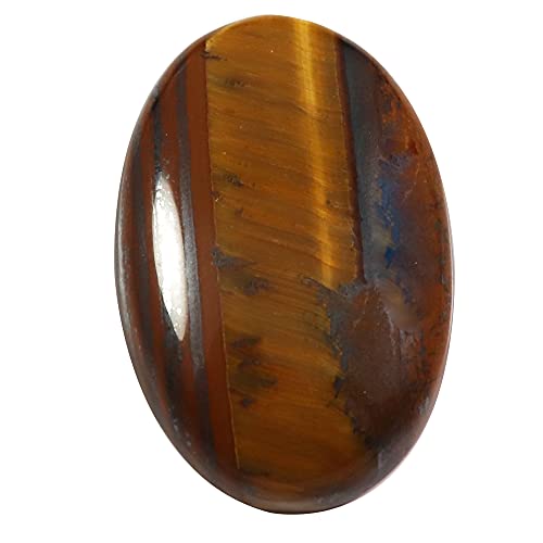 Cabochon ovale œil de tigre naturel 87 carats sans défaut de taille