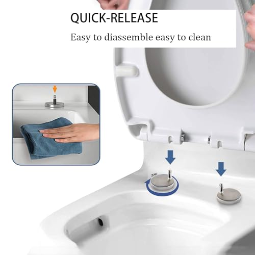 Couvercle de toilette durable pour remplacer un siège cassé
