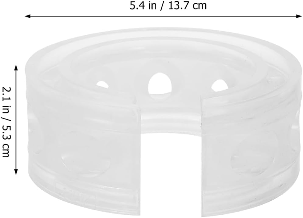 Luxshiny 1pc Transparent Spring Bumper Buffer for Cars Driving Stability Comfort and Protect Damping System from Road Impact