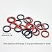 20PCS RC Airplane O Ring Brushless Motor Propeller Protector O Ring Fixed Propeller Protection for RC Plane Helicopter DIY Model Aircraft Parts (Mix Color)