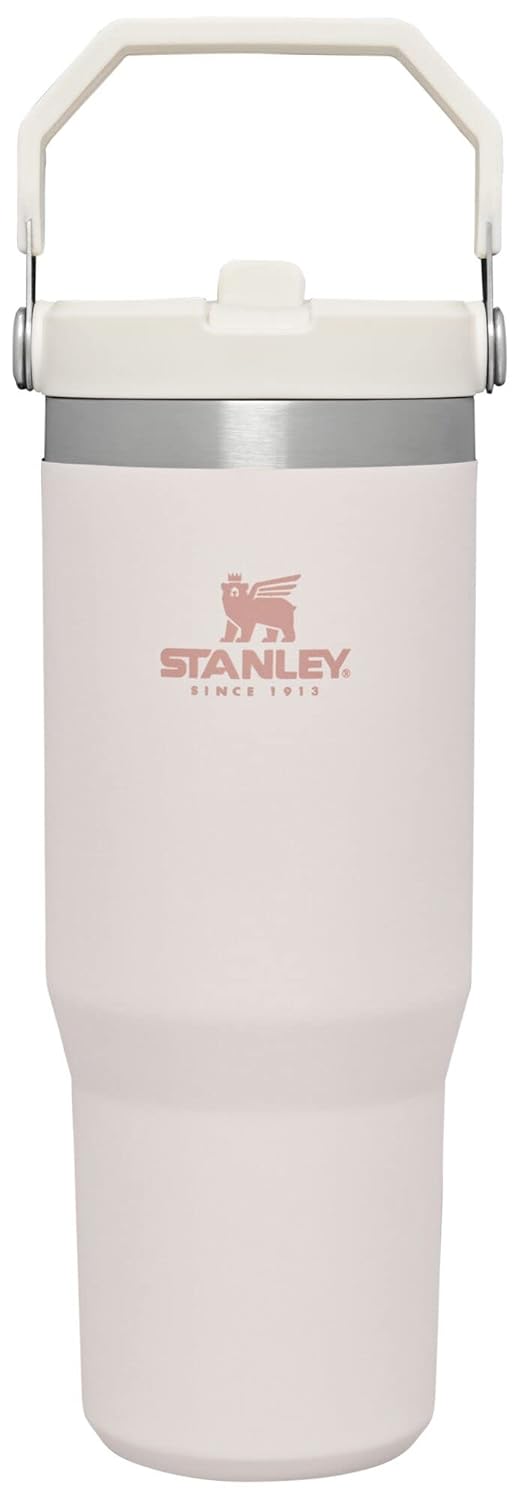 STANLEY IceFlow Flip Straw Tumbler with Handle 30 oz Twist On Lid and Flip Up Straw Leak Resistant