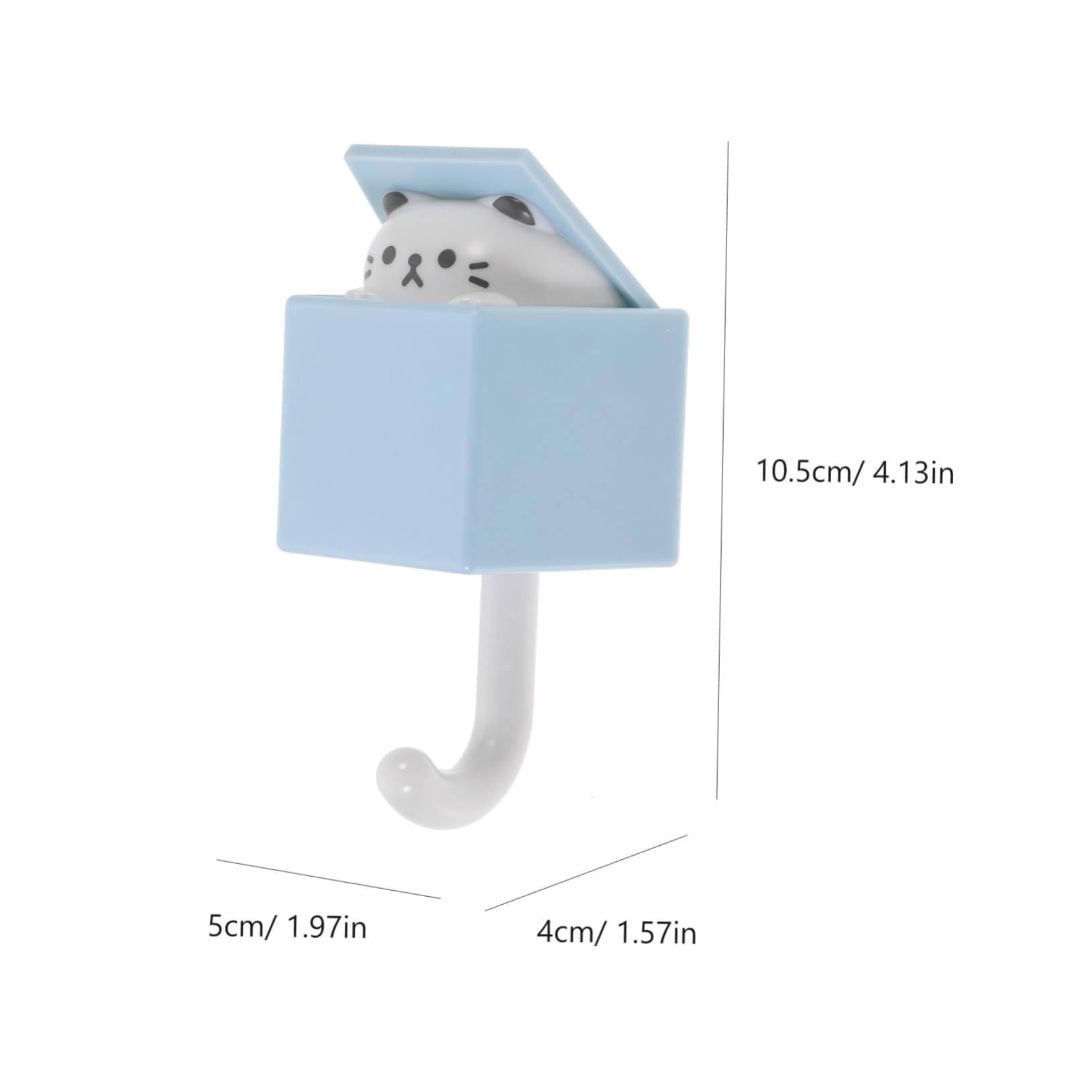 SHINEOFI Perchero Sin Perforaciones Toalla Ducha Ganchos De Pared Para Colgar Ropa Percha Colgador De Llave Gancho De Baño Gancho De Pared Ganchos De Baño El Plastico 2 Piezas X 4