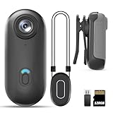 Action Mini Body Camera 128G with Audio & Video Recording - 1080p Personal Civilian Wearable Small Cam - Tiny Pocket Vlogging Portable Hands Free Worn POV Recorder - Travel Pets Baby Family