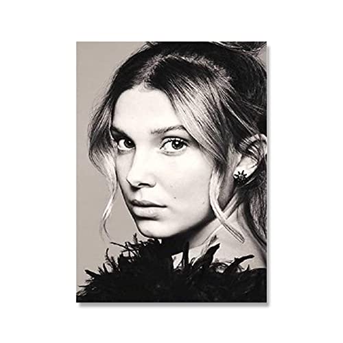 HWC Trading Millie Bobby Brown Strange Hawkins Thing Eleven Geschenke Gedrucktes Signiertes Autogramm Foto für Fans von Fernsehshows - A4