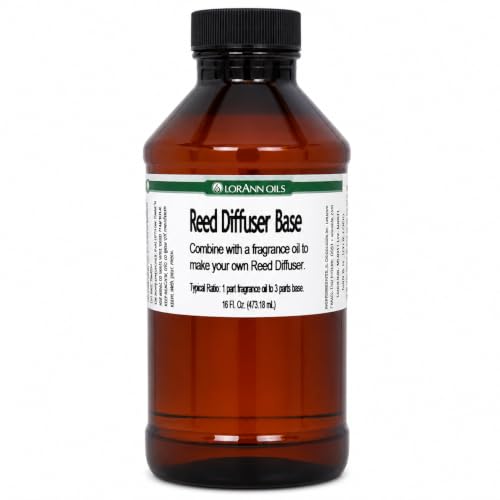 LorAnn Oils Reed Diffuser Base Unscented | Reed Diffuser Base Refill for DIY Home & Car Fragrance Perfume & Essential Oil Mixing | Diffuser Base - 16 oz