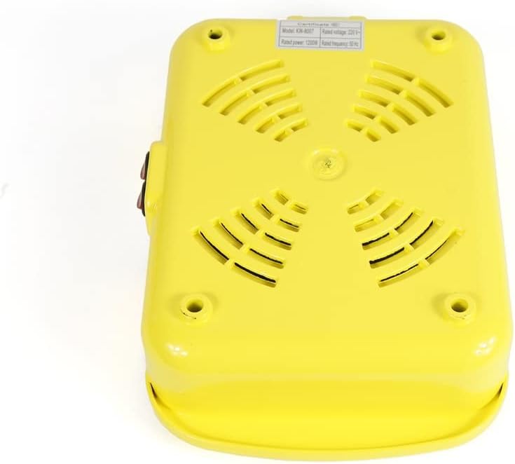hot Pot Non-Stick Coated Electric Hot Pot Indoor Multi-Function Smoke-Free Barbecue Hot Pot All-in-one Pot stockpots (Color : Yellow)