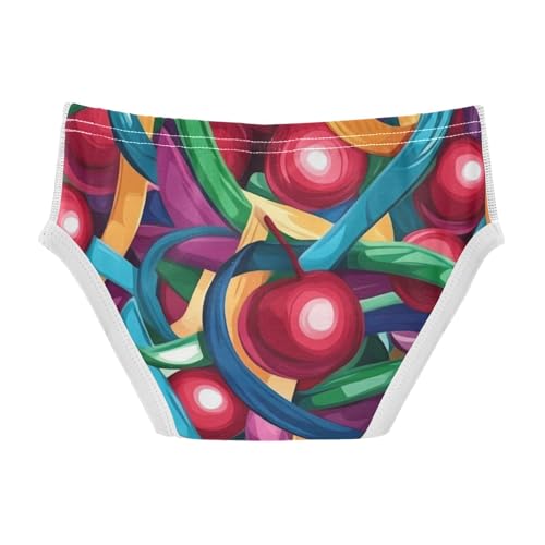KLL Cherry Illustration Toddler Boys' Comfort Underwear Cute Children Undies2
