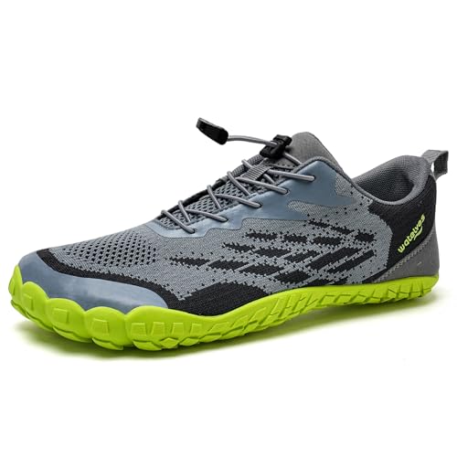Image of WateLves Water Shoes Men Women Beach Barefoot Aqua Socks Breathable Wide Swim Outdoor Walking Anti Slip Pool Shoes for Hiking Kayaking Diving Surfing