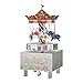 Carillon e carillon con statuetta Micro World World 3D Metal Puzzle gioco Constellation Love theme rotating music box set modello Fai da te Giocattolo educativo Puzzle Regalo for adulti Carillon vinta